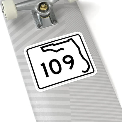 Florida 109 (Florida) (Road Sign) STICKER Vinyl Kiss-Cut Decal - The Sticker Space