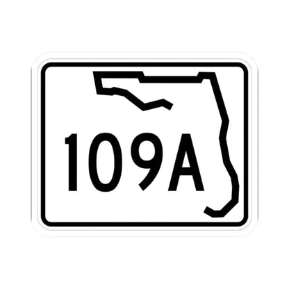 Florida 109A (Florida) (Road Sign) STICKER Vinyl Kiss-Cut Decal 2 Inch White - The Sticker Space
