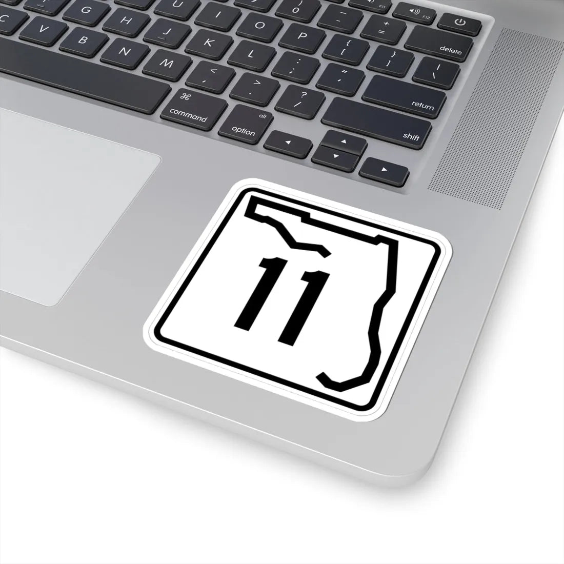 Florida 11 (Florida) (Road Sign) STICKER Vinyl Kiss-Cut Decal - The Sticker Space