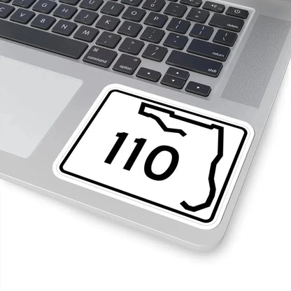 Florida 110 (Florida) (Road Sign) STICKER Vinyl Kiss-Cut Decal - The Sticker Space