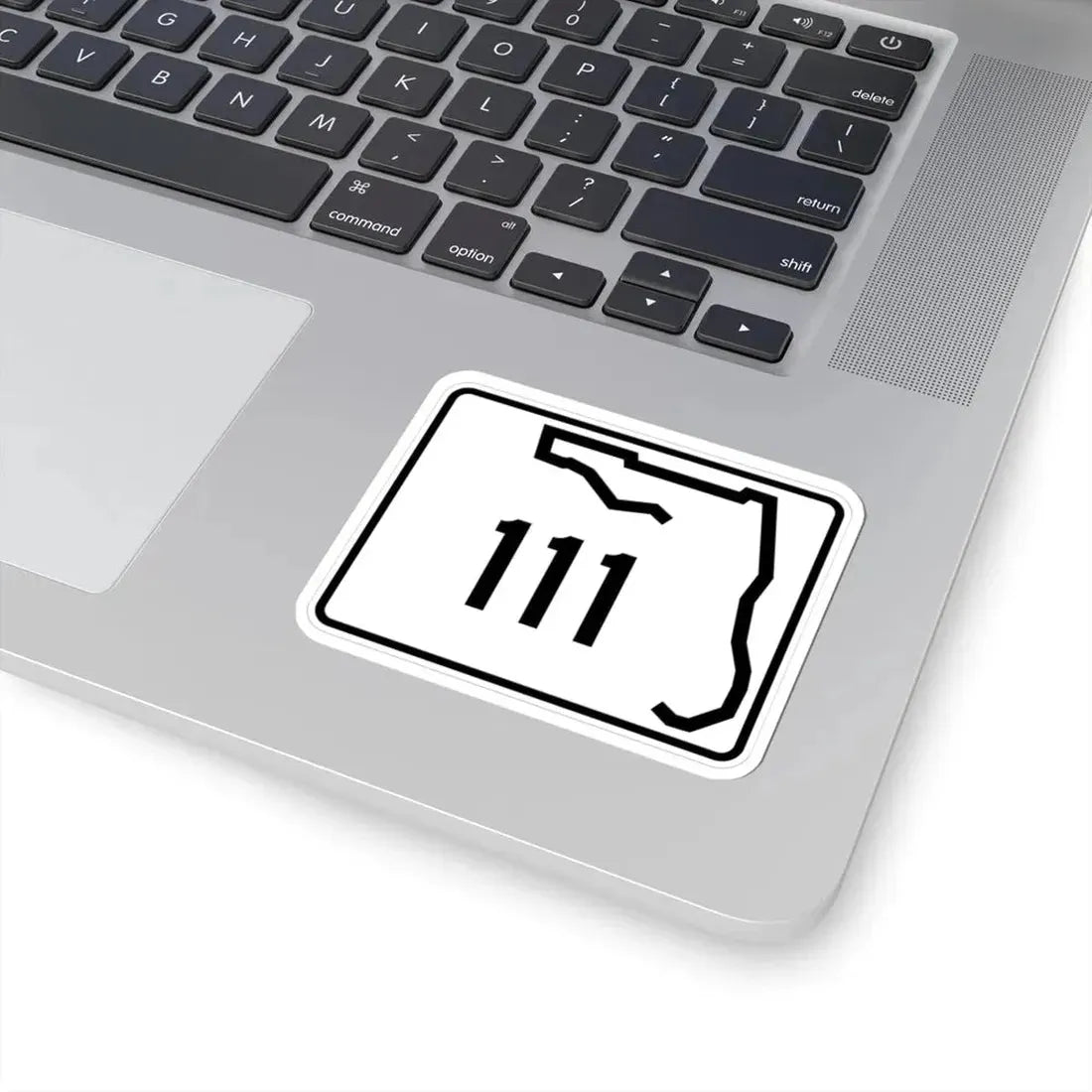 Florida 111 (Florida) (Road Sign) STICKER Vinyl Kiss-Cut Decal - The Sticker Space