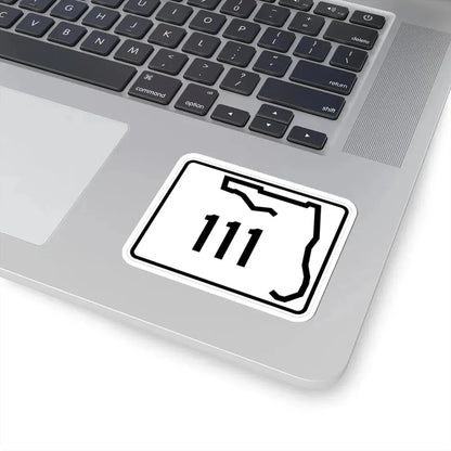 Florida 111 (Florida) (Road Sign) STICKER Vinyl Kiss-Cut Decal - The Sticker Space