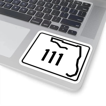 Florida 111 (Florida) (Road Sign) STICKER Vinyl Kiss-Cut Decal - The Sticker Space