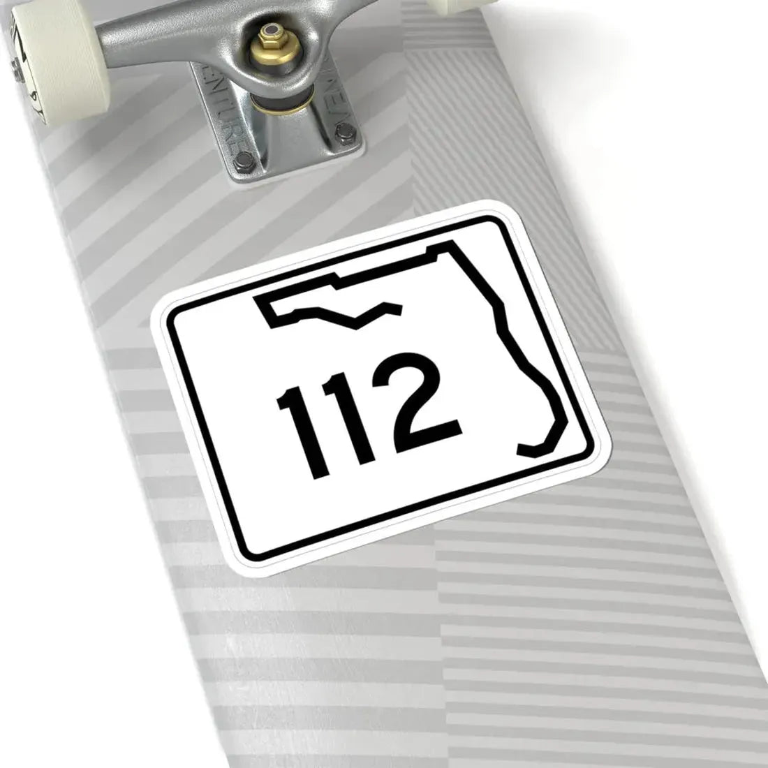 Florida 112 (Florida) (Road Sign) STICKER Vinyl Kiss-Cut Decal - The Sticker Space