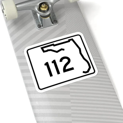 Florida 112 (Florida) (Road Sign) STICKER Vinyl Kiss-Cut Decal - The Sticker Space