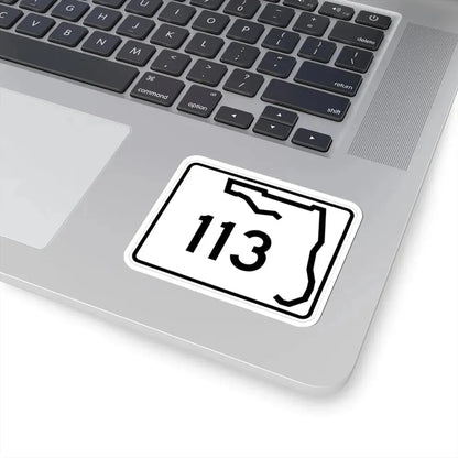 Florida 113 (Florida) (Road Sign) STICKER Vinyl Kiss-Cut Decal - The Sticker Space