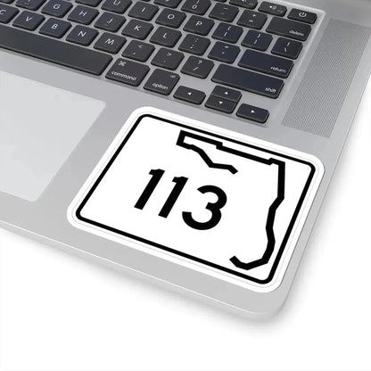Florida 113 (Florida) (Road Sign) STICKER Vinyl Kiss-Cut Decal - The Sticker Space