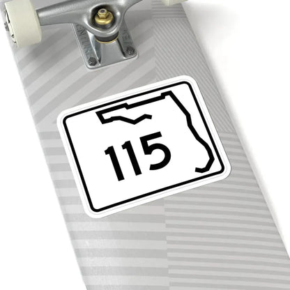 Florida 115 (Florida) (Road Sign) STICKER Vinyl Kiss-Cut Decal - The Sticker Space
