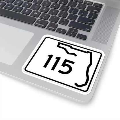 Florida 115 (Florida) (Road Sign) STICKER Vinyl Kiss-Cut Decal - The Sticker Space