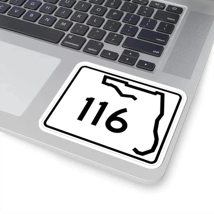 Florida 116 (Florida) (Road Sign) STICKER Vinyl Kiss-Cut Decal - The Sticker Space