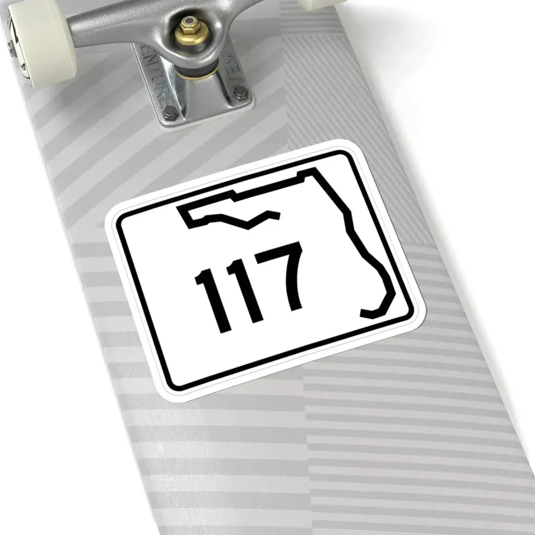 Florida 117 (Florida) (Road Sign) STICKER Vinyl Kiss-Cut Decal - The Sticker Space