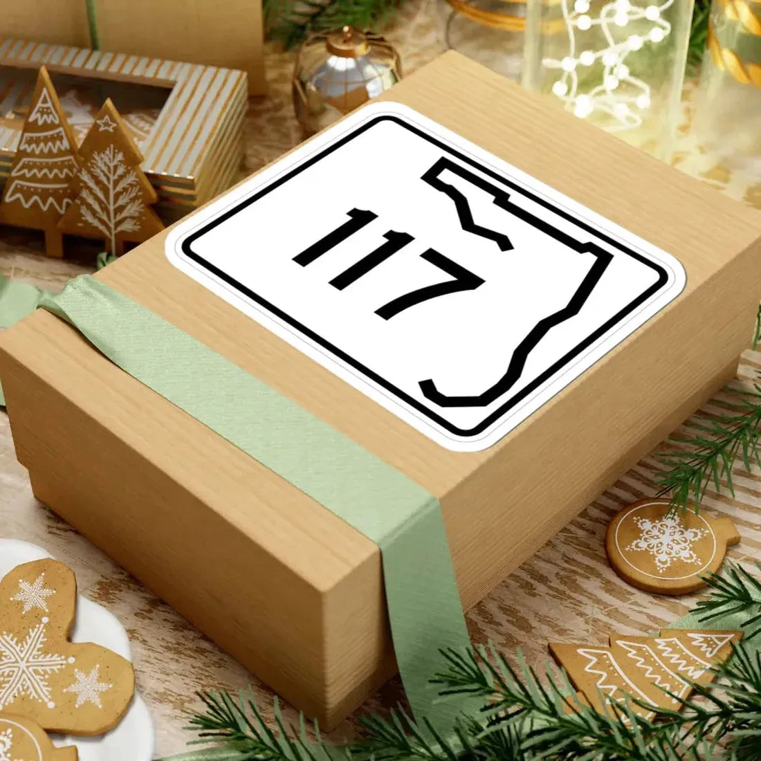 Florida 117 (Florida) (Road Sign) STICKER Vinyl Kiss-Cut Decal - The Sticker Space