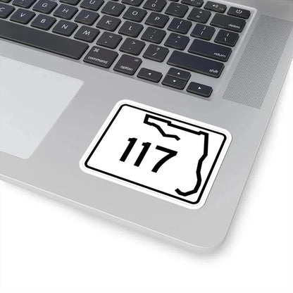 Florida 117 (Florida) (Road Sign) STICKER Vinyl Kiss-Cut Decal - The Sticker Space