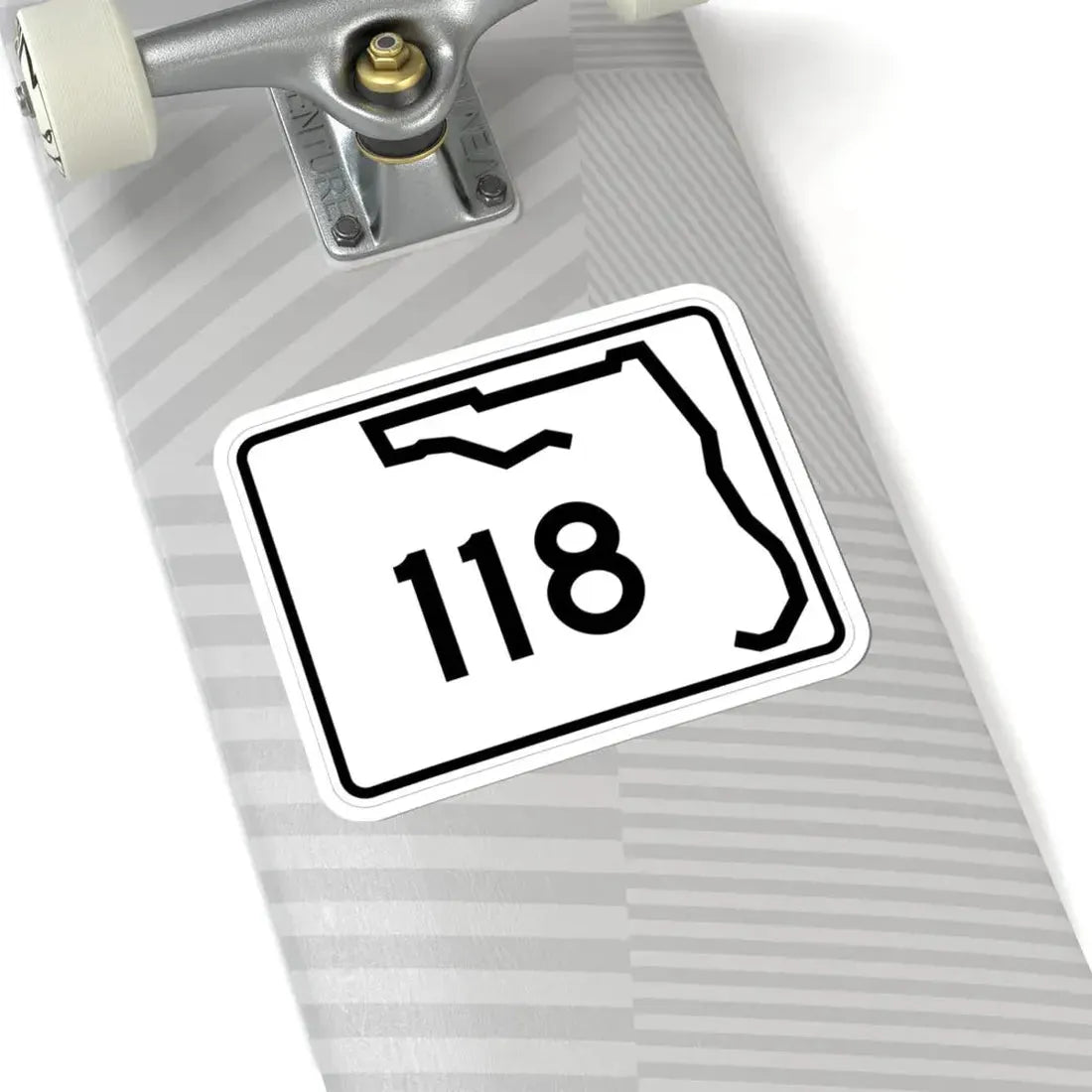 Florida 118 (Florida) (Road Sign) STICKER Vinyl Kiss-Cut Decal - The Sticker Space