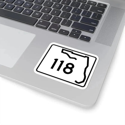 Florida 118 (Florida) (Road Sign) STICKER Vinyl Kiss-Cut Decal - The Sticker Space