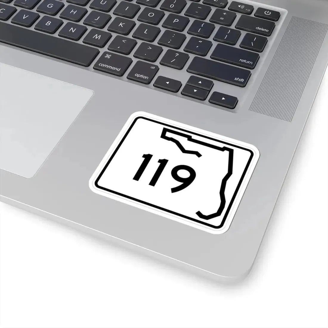 Florida 119 (Florida) (Road Sign) STICKER Vinyl Kiss-Cut Decal - The Sticker Space