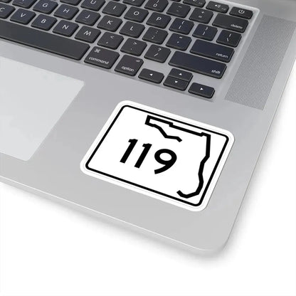 Florida 119 (Florida) (Road Sign) STICKER Vinyl Kiss-Cut Decal - The Sticker Space