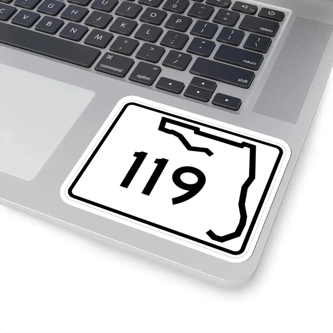 Florida 119 (Florida) (Road Sign) STICKER Vinyl Kiss-Cut Decal - The Sticker Space