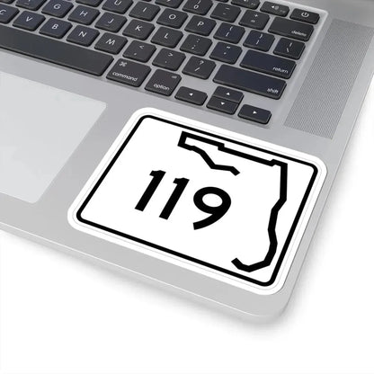Florida 119 (Florida) (Road Sign) STICKER Vinyl Kiss-Cut Decal - The Sticker Space