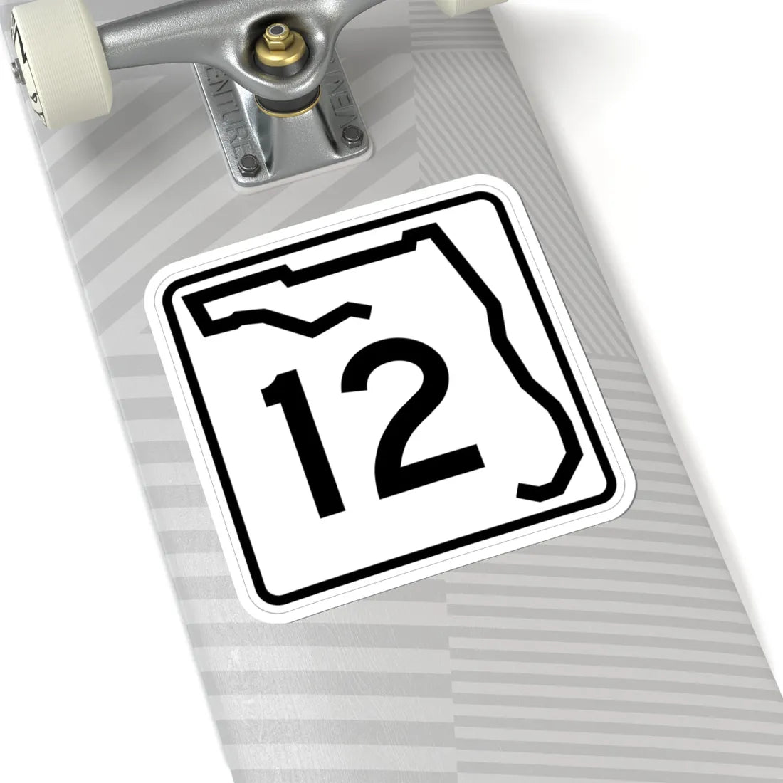 Florida 12 (Florida) (Road Sign) STICKER Vinyl Kiss-Cut Decal - The Sticker Space