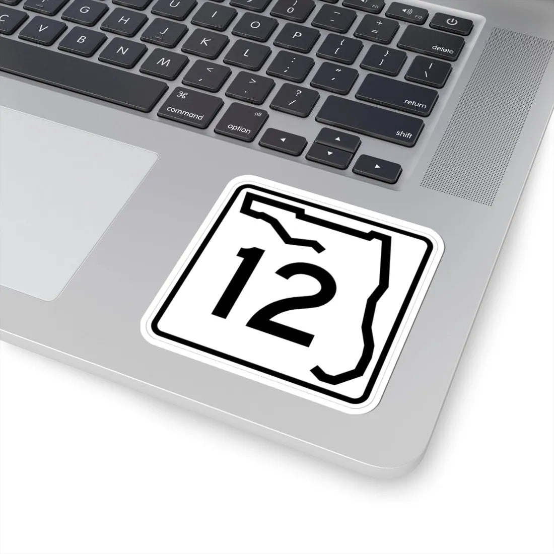 Florida 12 (Florida) (Road Sign) STICKER Vinyl Kiss-Cut Decal - The Sticker Space