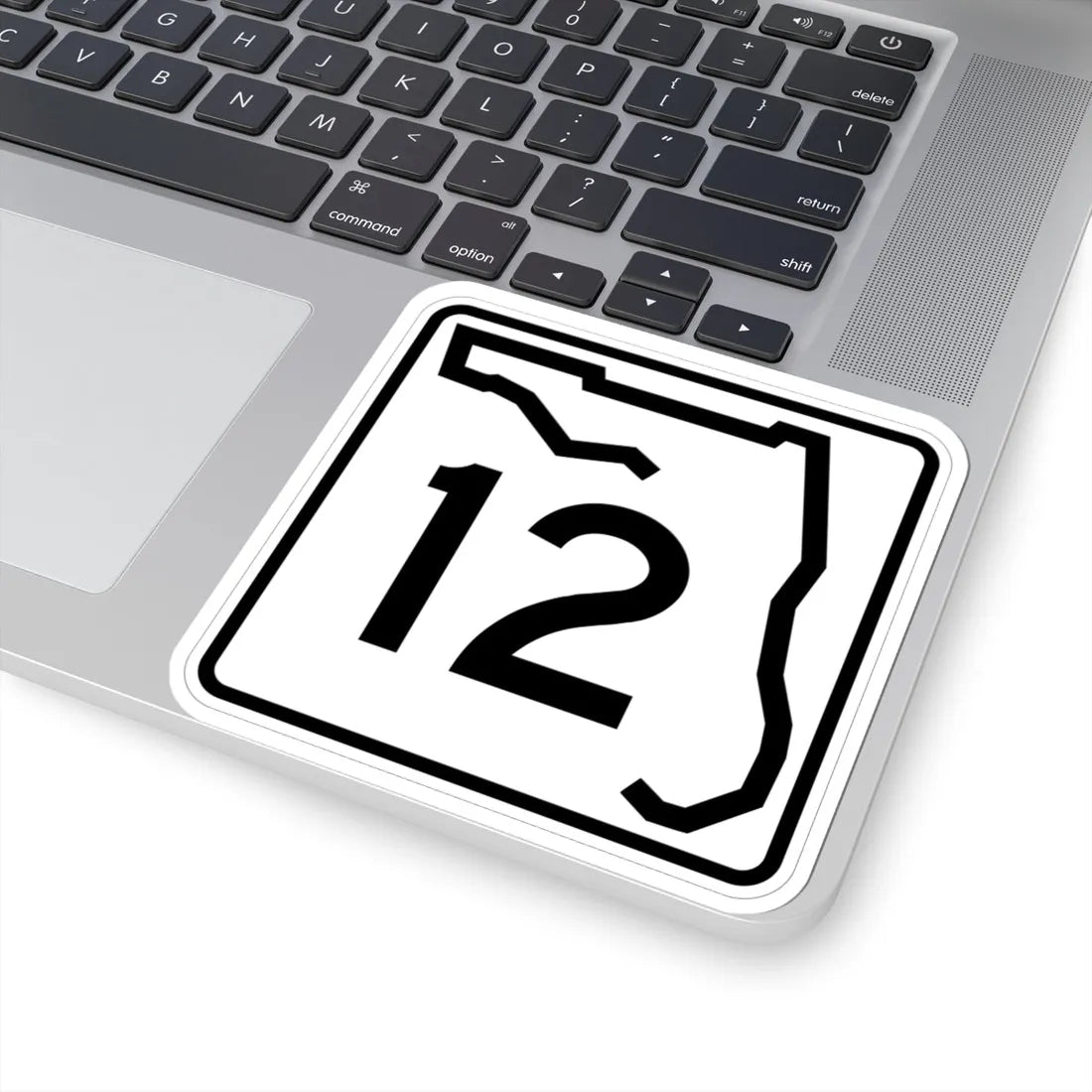 Florida 12 (Florida) (Road Sign) STICKER Vinyl Kiss-Cut Decal - The Sticker Space