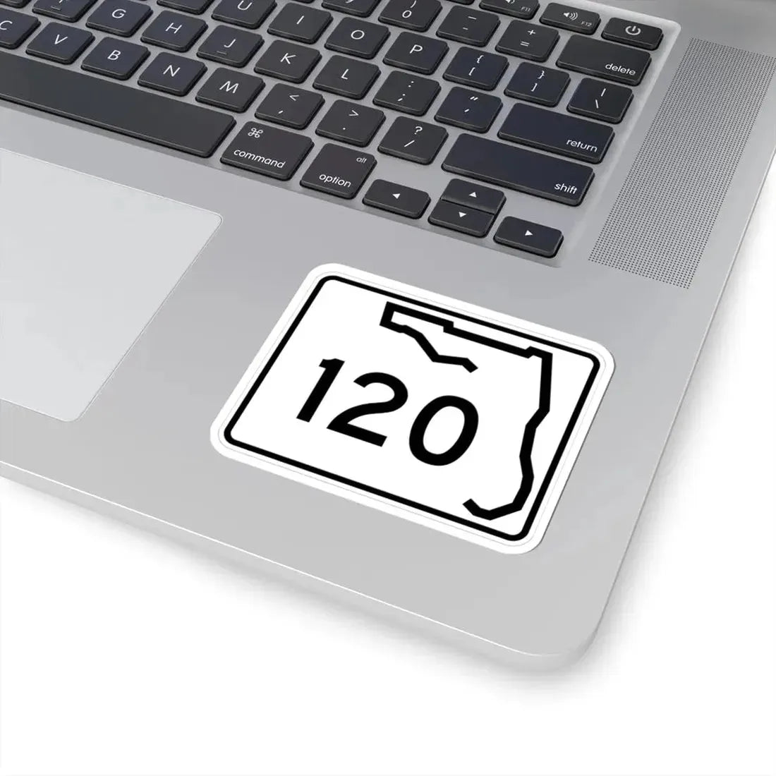 Florida 120 (Florida) (Road Sign) STICKER Vinyl Kiss-Cut Decal - The Sticker Space