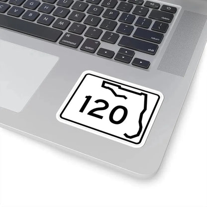 Florida 120 (Florida) (Road Sign) STICKER Vinyl Kiss-Cut Decal - The Sticker Space
