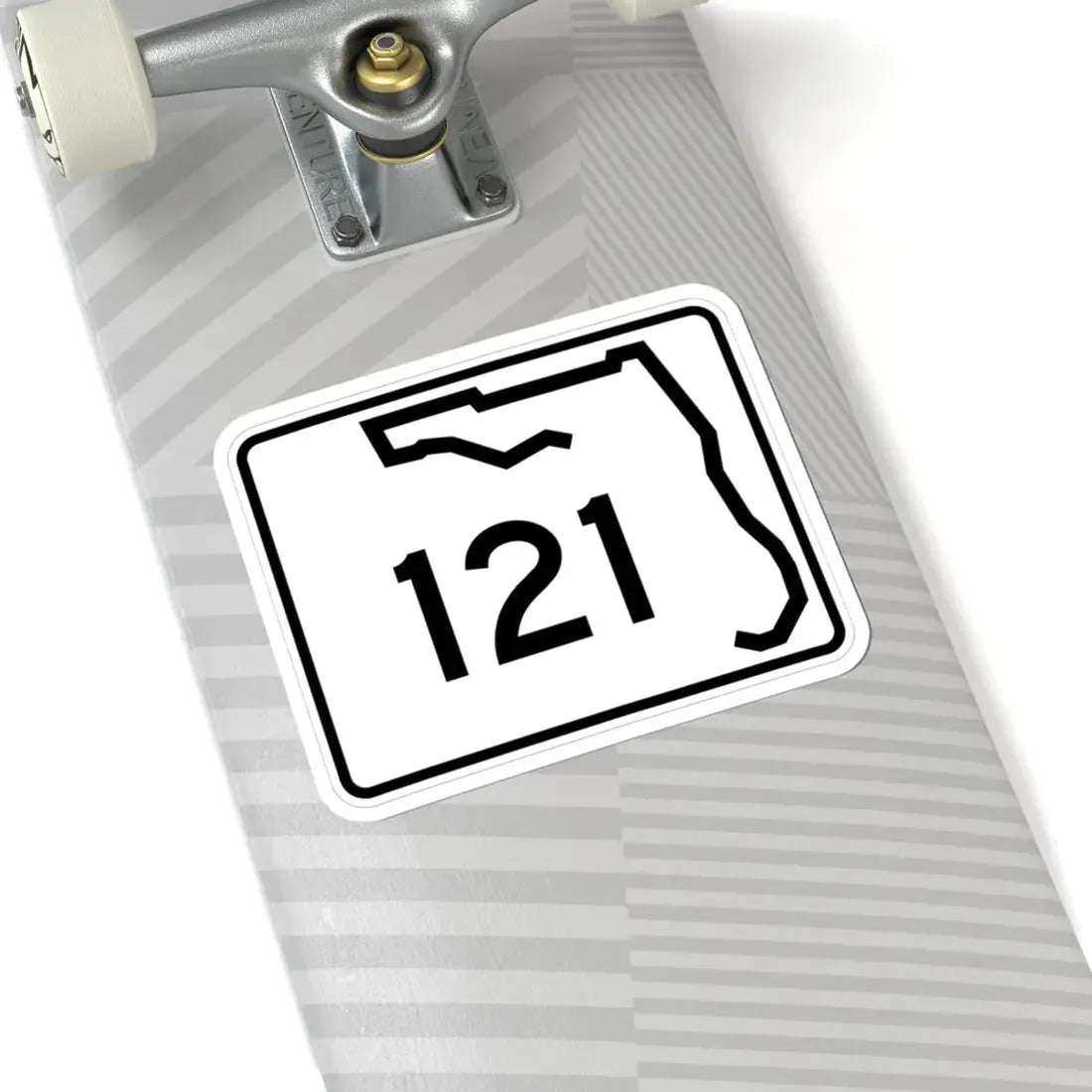 Florida 121 (Florida) (Road Sign) STICKER Vinyl Kiss-Cut Decal - The Sticker Space