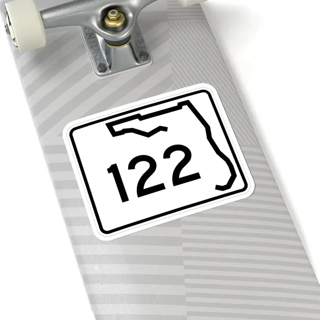 Florida 122 (Florida) (Road Sign) STICKER Vinyl Kiss-Cut Decal - The Sticker Space