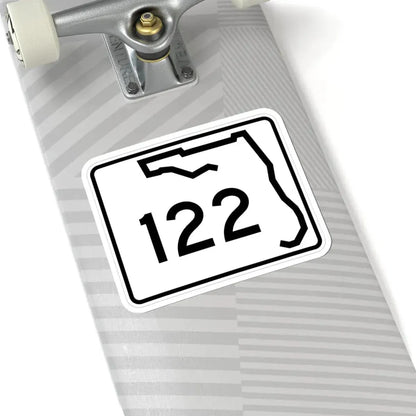 Florida 122 (Florida) (Road Sign) STICKER Vinyl Kiss-Cut Decal - The Sticker Space