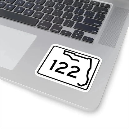 Florida 122 (Florida) (Road Sign) STICKER Vinyl Kiss-Cut Decal - The Sticker Space
