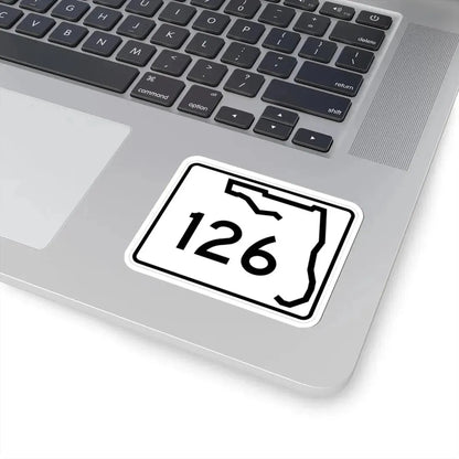 Florida 126 (Florida) (Road Sign) STICKER Vinyl Kiss-Cut Decal - The Sticker Space