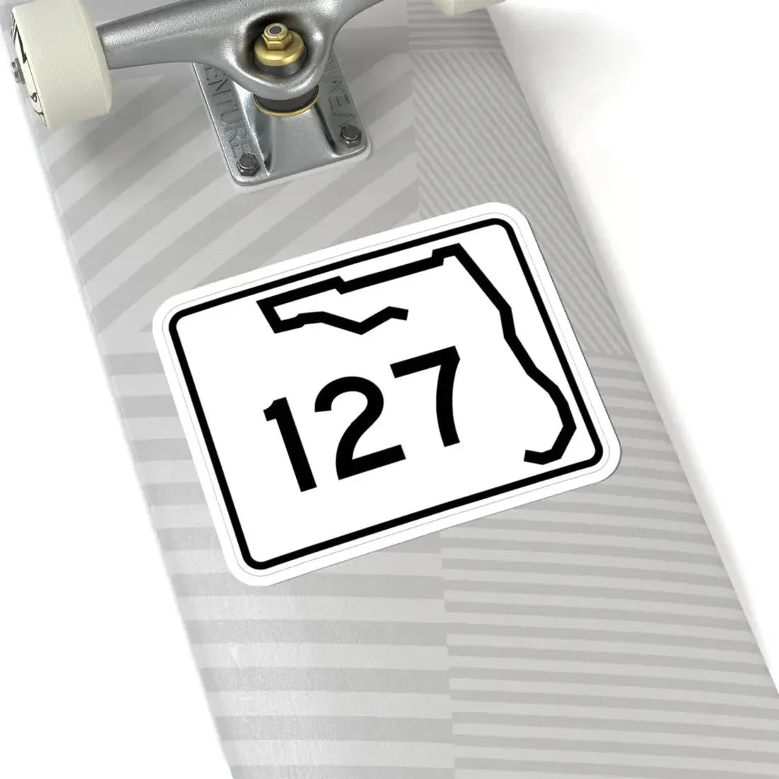 Florida 127 (Florida) (Road Sign) STICKER Vinyl Kiss-Cut Decal - The Sticker Space