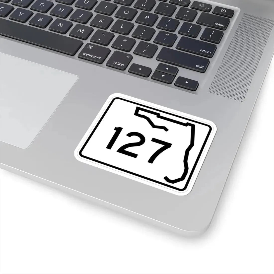 Florida 127 (Florida) (Road Sign) STICKER Vinyl Kiss-Cut Decal - The Sticker Space