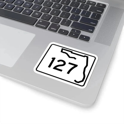Florida 127 (Florida) (Road Sign) STICKER Vinyl Kiss-Cut Decal - The Sticker Space