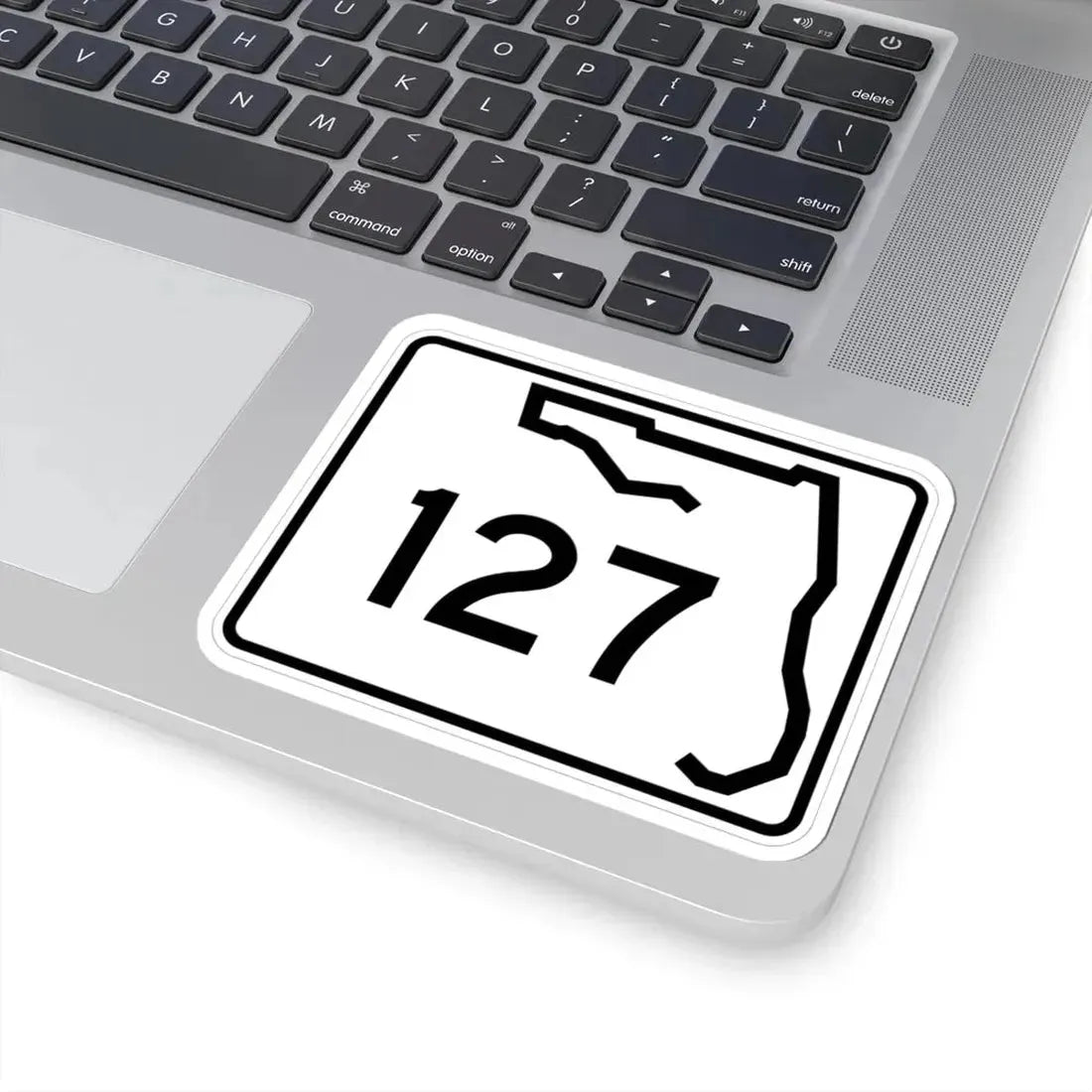 Florida 127 (Florida) (Road Sign) STICKER Vinyl Kiss-Cut Decal - The Sticker Space