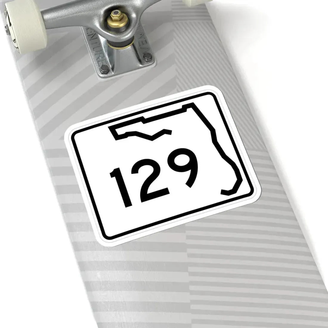 Florida 129 (Florida) (Road Sign) STICKER Vinyl Kiss-Cut Decal - The Sticker Space
