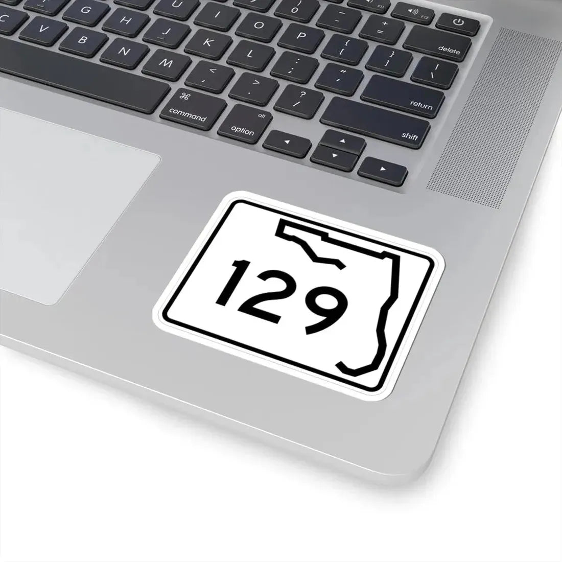 Florida 129 (Florida) (Road Sign) STICKER Vinyl Kiss-Cut Decal - The Sticker Space
