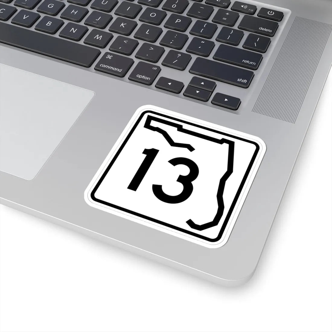 Florida 13 (Florida) (Road Sign) STICKER Vinyl Kiss-Cut Decal - The Sticker Space