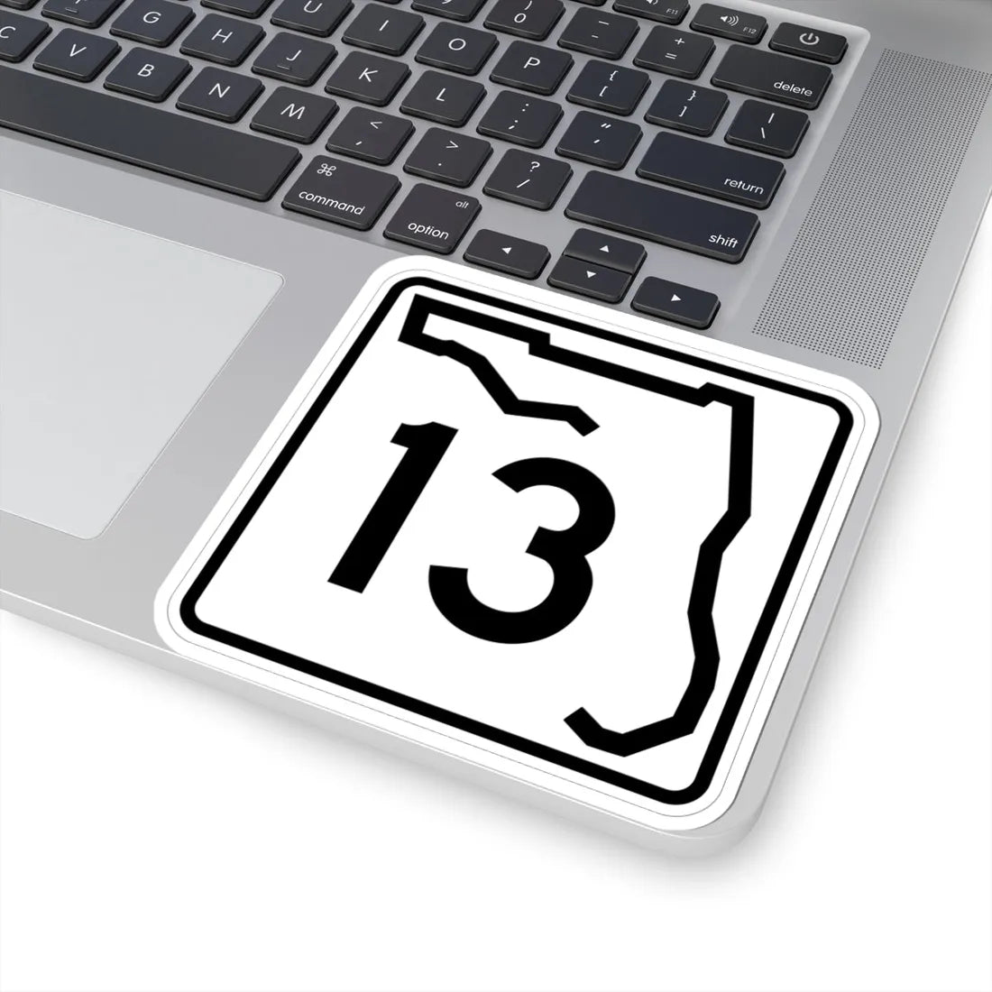 Florida 13 (Florida) (Road Sign) STICKER Vinyl Kiss-Cut Decal - The Sticker Space