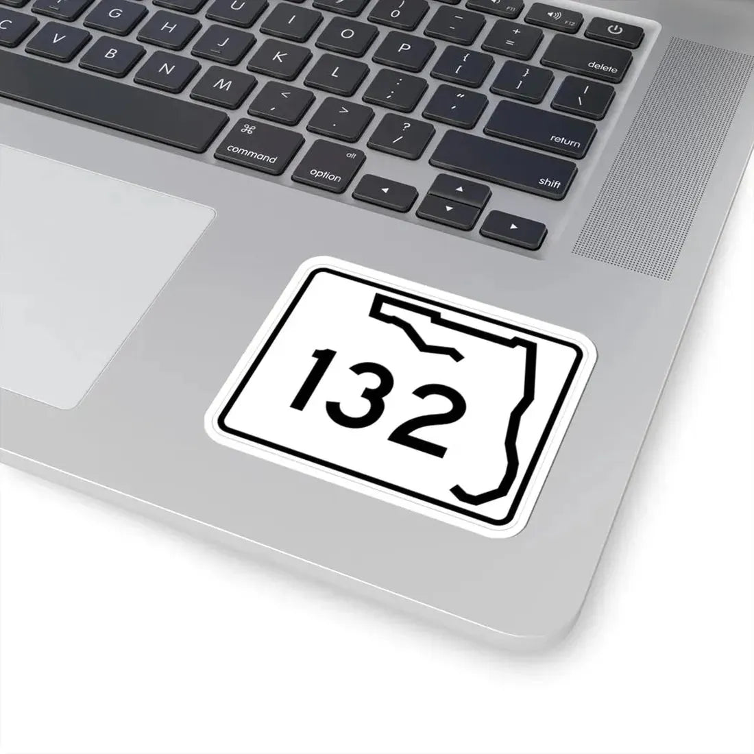 Florida 132 (Florida) (Road Sign) STICKER Vinyl Kiss-Cut Decal - The Sticker Space
