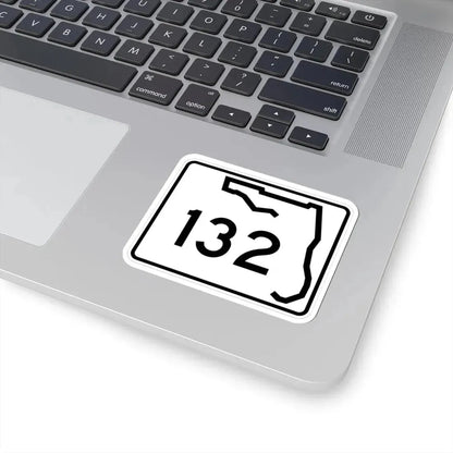 Florida 132 (Florida) (Road Sign) STICKER Vinyl Kiss-Cut Decal - The Sticker Space