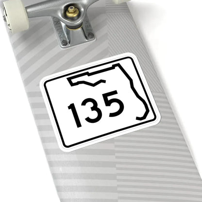 Florida 135 (Florida) (Road Sign) STICKER Vinyl Kiss-Cut Decal - The Sticker Space