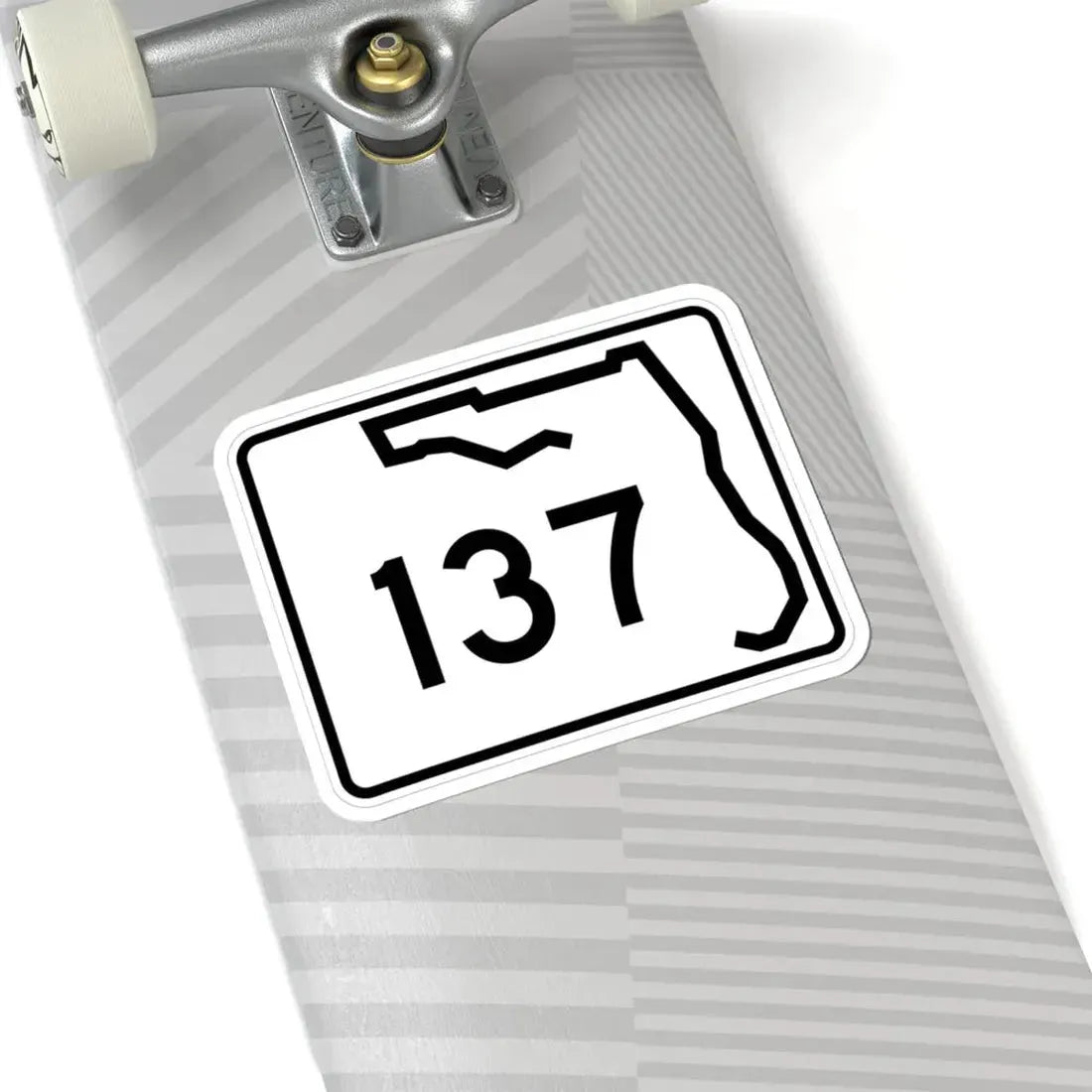 Florida 137 (Florida) (Road Sign) STICKER Vinyl Kiss-Cut Decal - The Sticker Space