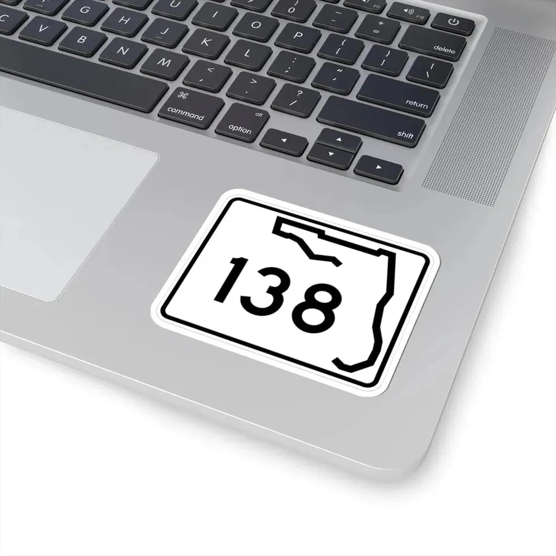 Florida 138 (Florida) (Road Sign) STICKER Vinyl Kiss-Cut Decal - The Sticker Space