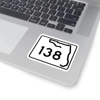 Florida 138 (Florida) (Road Sign) STICKER Vinyl Kiss-Cut Decal - The Sticker Space