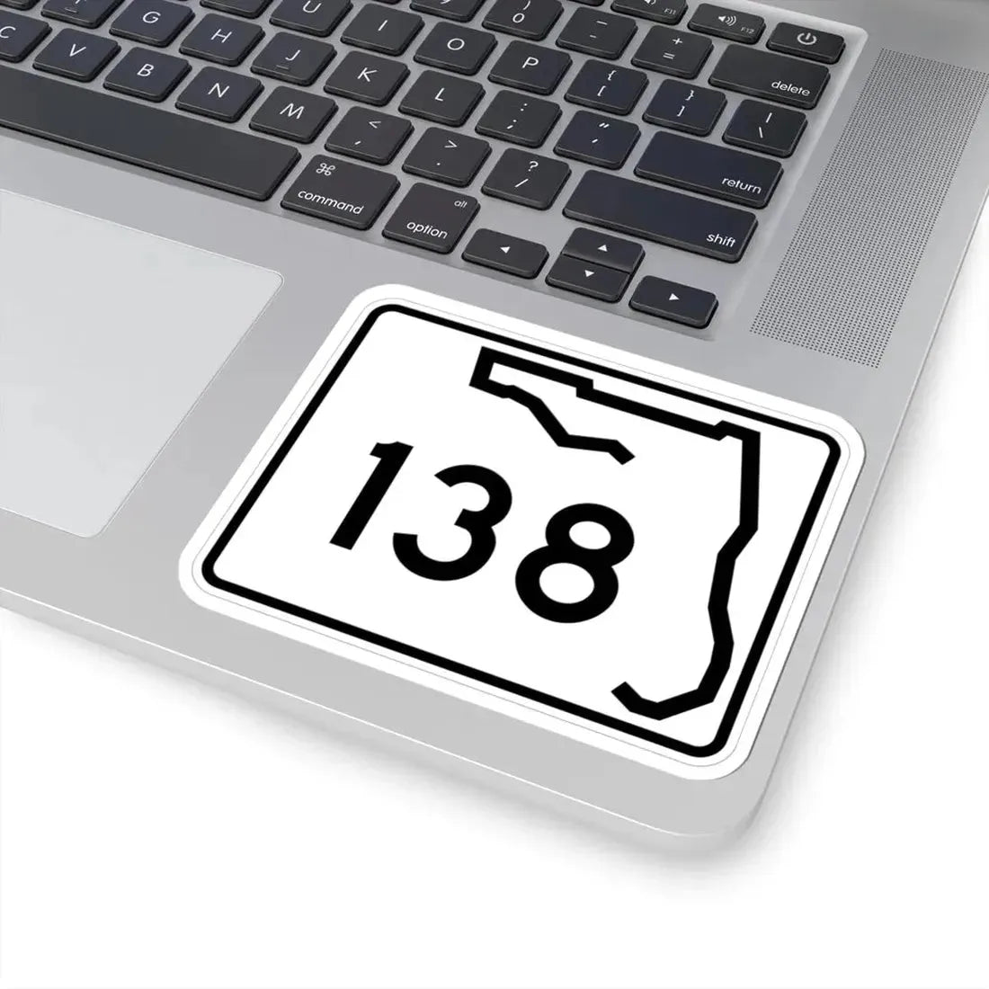 Florida 138 (Florida) (Road Sign) STICKER Vinyl Kiss-Cut Decal - The Sticker Space
