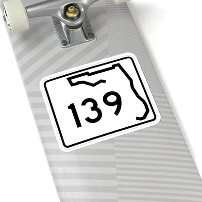 Florida 139 (Florida) (Road Sign) STICKER Vinyl Kiss-Cut Decal - The Sticker Space