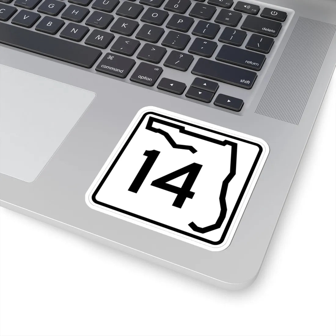 Florida 14 (Florida) (Road Sign) STICKER Vinyl Kiss-Cut Decal - The Sticker Space